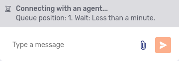 Queue status indicator